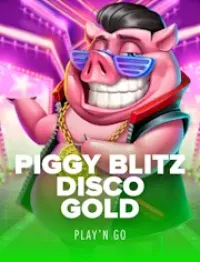 piggy blitz disco gold logo
